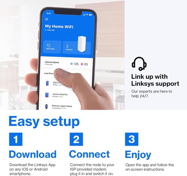 Linksys Atlas 6 WiFi 6 Mesh Router 3 Pack-4