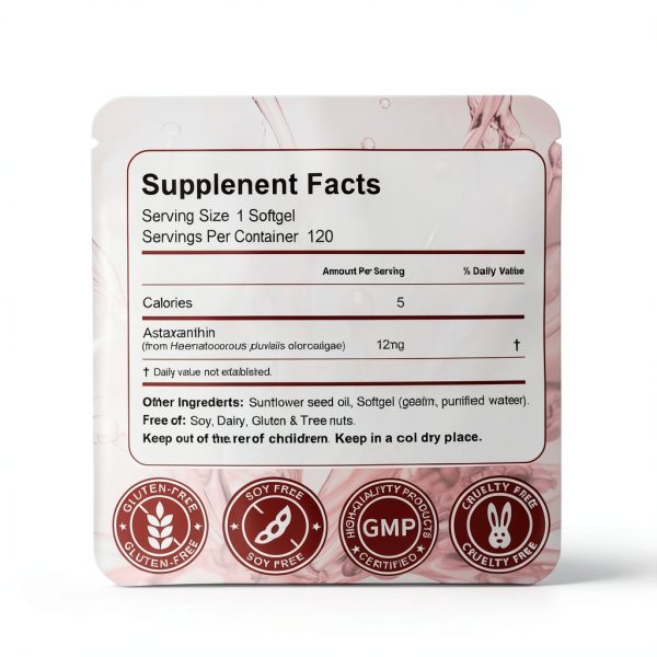 Eing US Astaxanthin Softgels 12mg Triple Strength-7