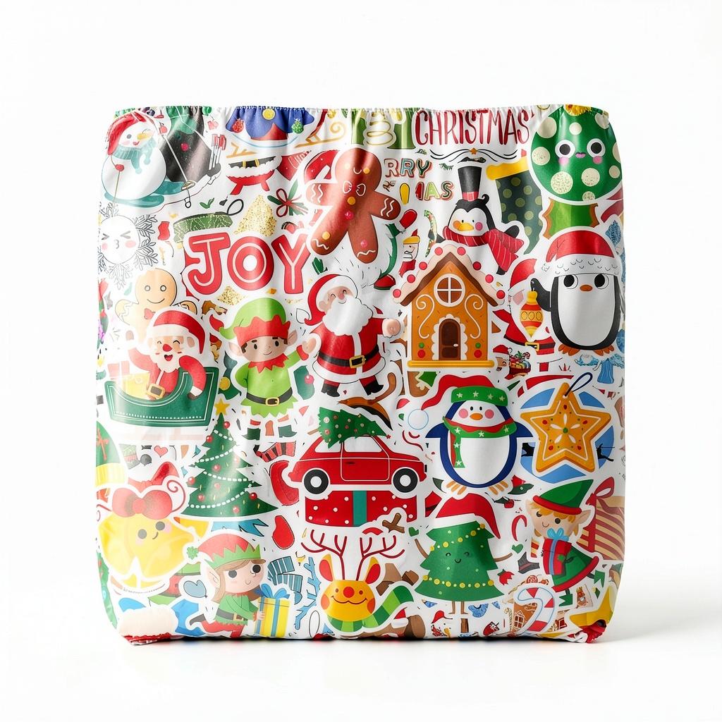 Yodeeni Christmas stickers in various designs