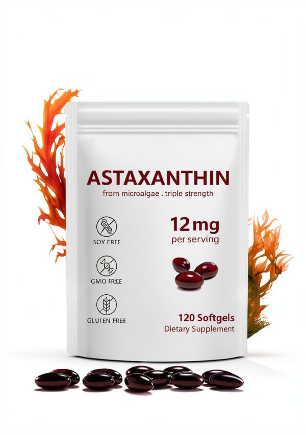 Eing US Astaxanthin Softgels 12mg Triple Strength-6