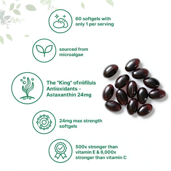 Micro Ingredients Astaxanthin Softgels 24mg per Serving-2