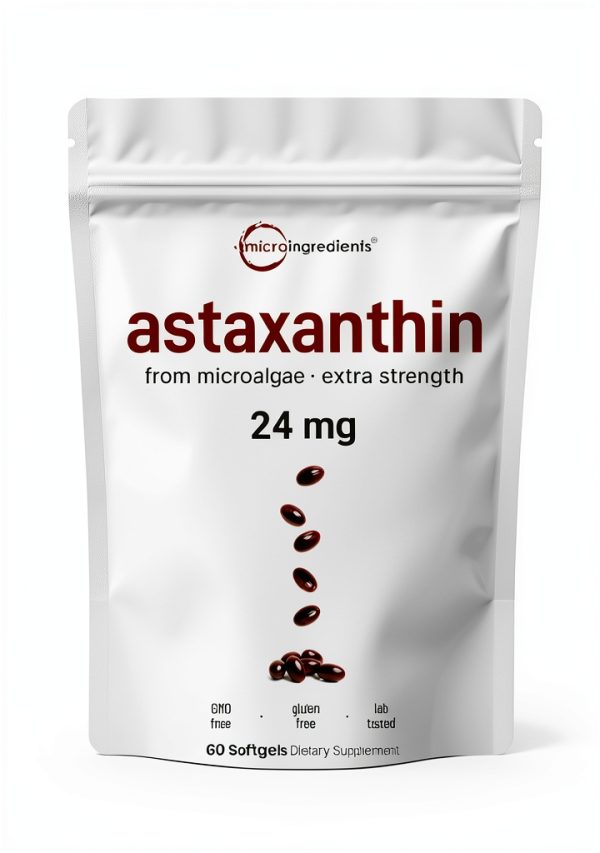 Micro Ingredients Astaxanthin Softgels 24mg per Serving-0