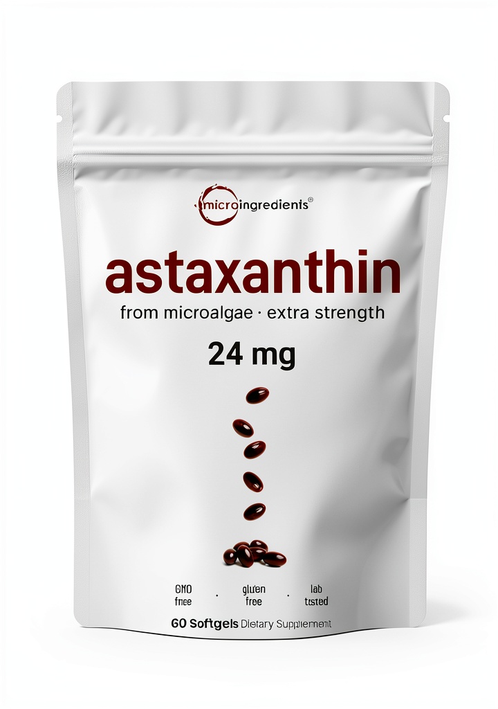 Micro Ingredients Astaxanthin Softgels packaging