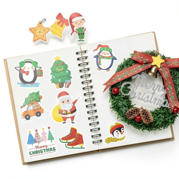 Yodeeni Christmas Stickers Waterproof Vinyl-2