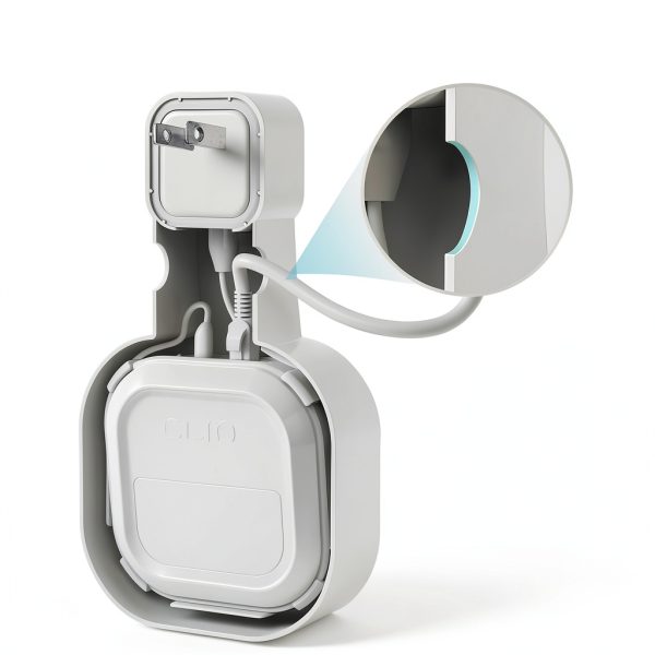 SOOTOZY eero 6 Wall Mount Holder White 1pcs Router Bracket-4