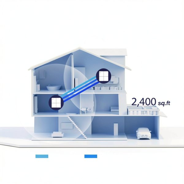 Tenda Wi‑Fi Mesh Router Dual‑Band AC1200 2‑Pack-1