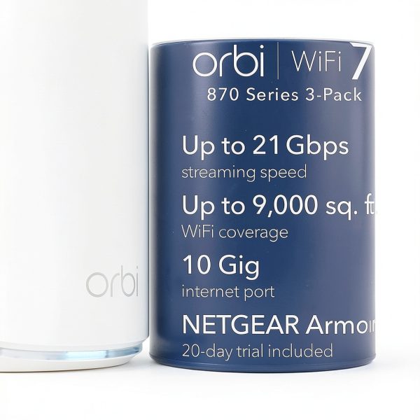 NETGEAR Orbi WiFi 7 Router 2-Pack White-1