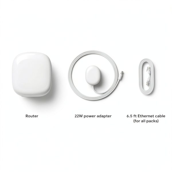 Google Nest Wifi Pro Mesh Router 3 Pack Snow WiFi 6E System-9