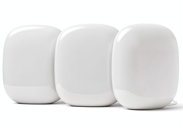Google Nest Wifi Pro Mesh Router 3 Pack Snow WiFi 6E System-0