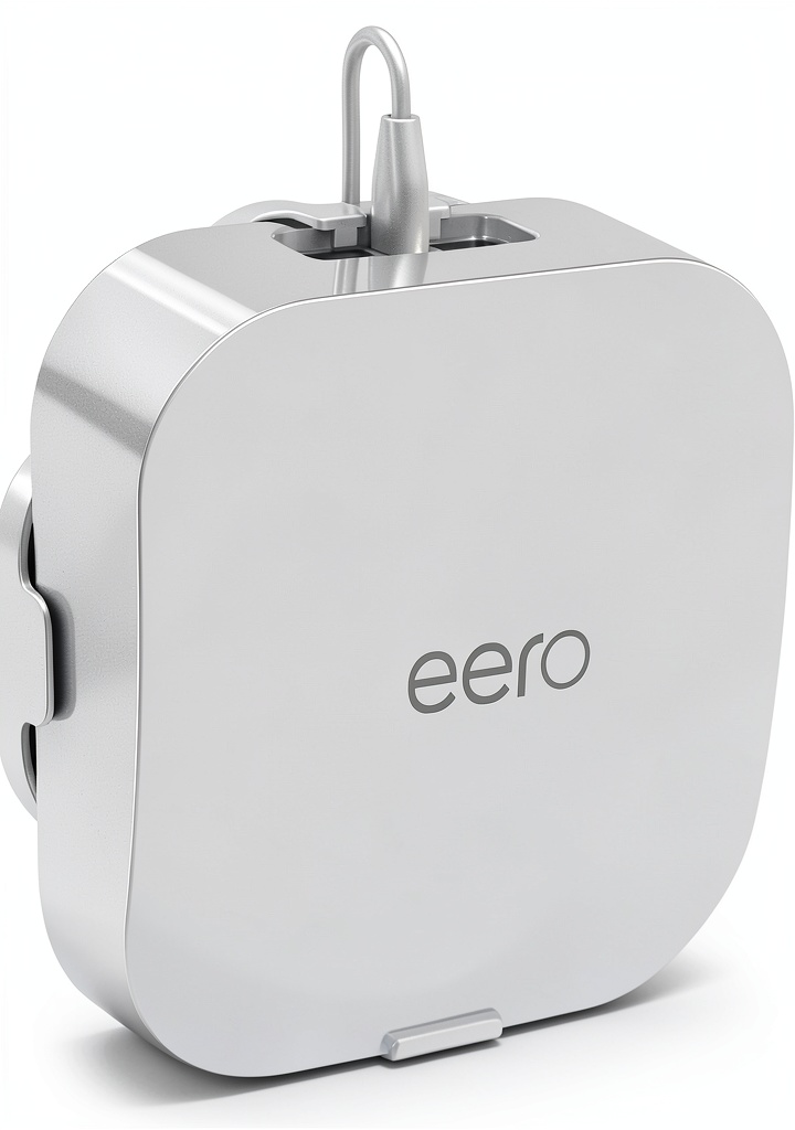 Installing HomeMount eero Pro 6 Wall Mount Modern Minimalist Weatherproof 1‑3 on a drywall in a home office