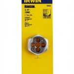 Irwin Tools 9434 Round Fractional Hex Die Brushed Finish One Size-0