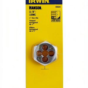 Irwin Tools 9434 Round Fractional Hex Die Brushed Finish One Size-0
