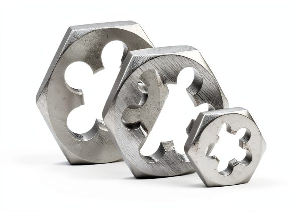 Drill America NPT Pipe Die Set 6-Piece Hex Threading, Steel Case-6