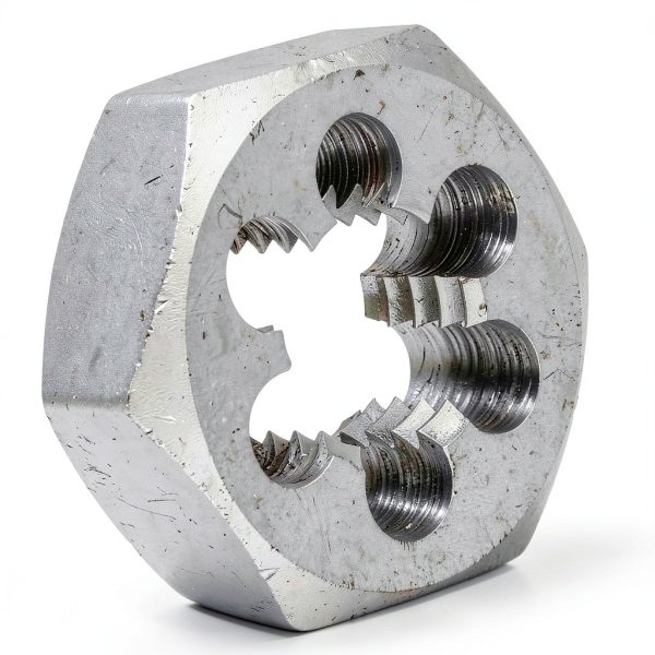 Drill America NPT Pipe Die Set 6-Piece Hex Threading, Steel Case-1