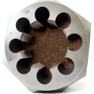 2"-12 Carbon Steel Hexagonal RE-Threading DIE by Michigan Drill-0