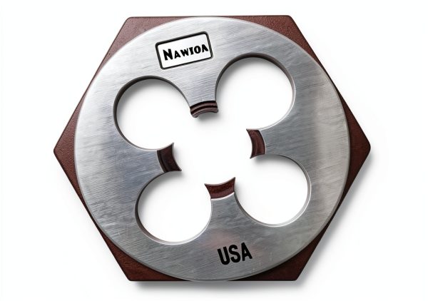 IRWIN DIE 3/8"-24NF 1" HEX Hex Threading Die Brushed Finish-0