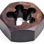 HARFINGTON Hex Threading Die M12 x 1.25 Metric Thread Right Hand High Speed Steel Rethreading Fixed Die Screw Cutting Tapping Repair Tool-0