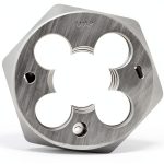 Irwin Hanson 6852 Hex Threading Die 5/8-11 1 7/16 NC Hand‑Powered-0